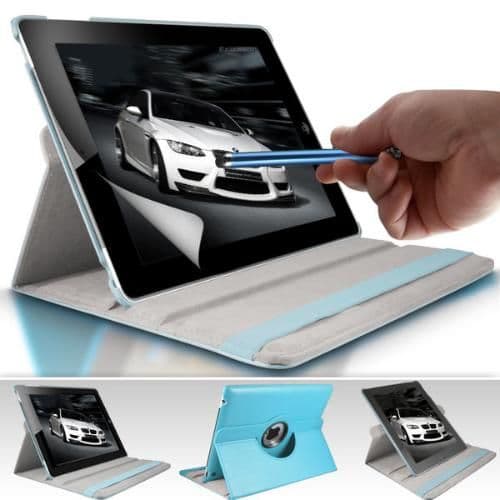 iPad 2 3 4 - 360 Degree Rotating Case Stand